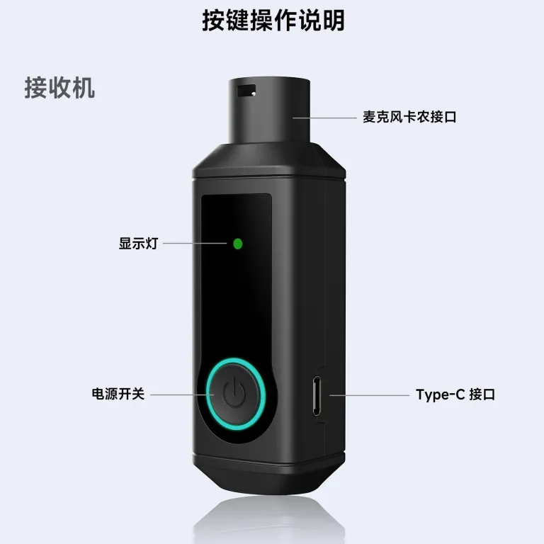 سیستم فرستنده و گیرنده صوتی بی‌سیم UHF، تبدیل میکروفون داینامیک XLR سیمی به بی‌سیم، سازگار با انواع میکروفون