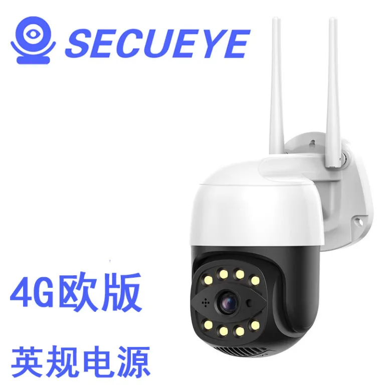 دوربین مداربسته نسخه اروپا 4G با دید در شب 300 مگاپیکسل، سیم‌کارت، مادون قرمز و کیفیت HD برای فضای باز
