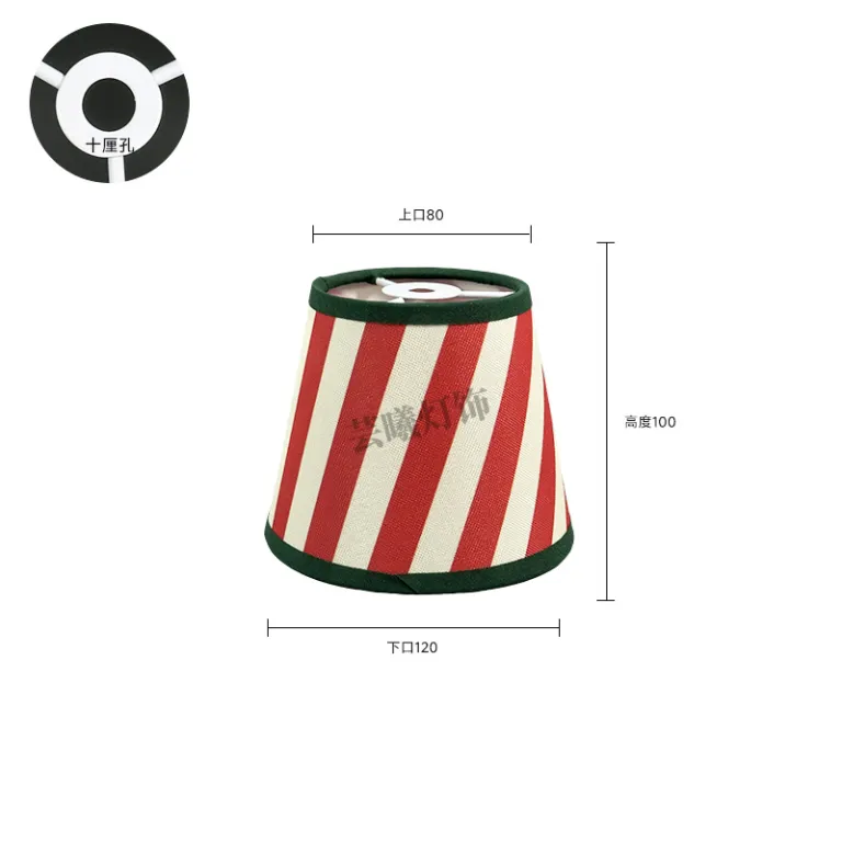 آباژور پارچه‌ای طرح کریسمس مناسب اقامتگاه، هتل، چراغ کنار تخت و دیوارکوب، تزئینات جشن کریسمس و چراغ رومیزی