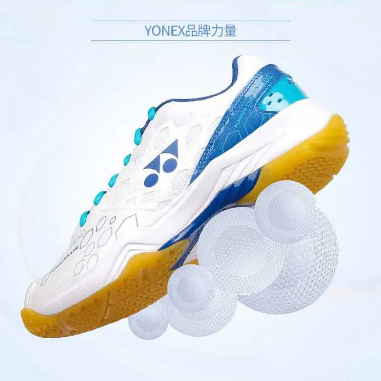 کفش بدمینتون یونکس YONEX مدل yy زنانه و مردانه، کفش ورزشی تمرینی و مسابقهای با تهویه هوا و ضربهگیری