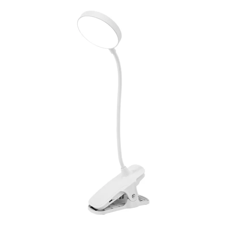چراغ مطالعه LED گیره‌دار محافظ چشم مخصوص دانش‌آموزان با شارژ USB، چراغ کنار تخت، چراغ خواب اتاق خوابگاه
