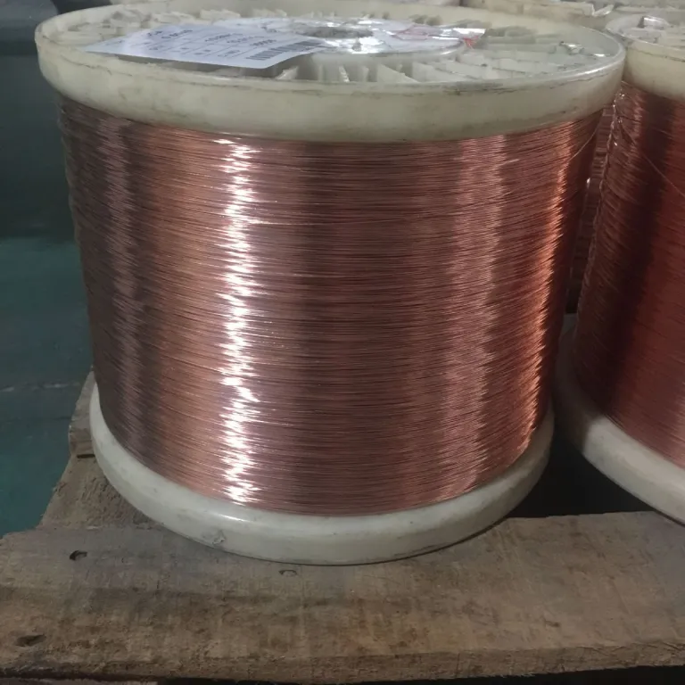 سیم لخت مسی با روکش آلومینیوم-منیزیم تولید کارخانه CCAM: 0.50-0.59mm برای انتقال صدا و برق