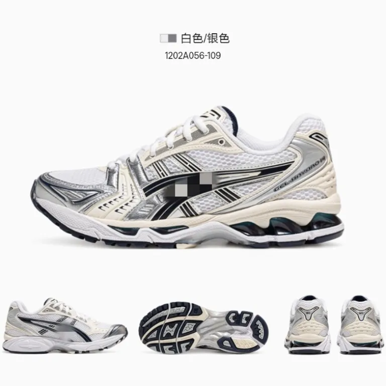 kayano14کفش دویدن ضربه‌گیر زنانه و مردانه ساق کوتاه کفش ورزشی راحتی K14رویه مشکی تنفس‌پذیر و مقاوم در برابر سایش