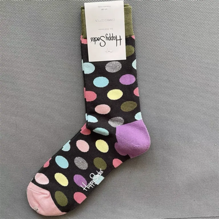 جوراب رنگی HappySocks مردانه طرح کارتونی فانتزی اینستاگرامی ساق‌متوسط بیرونی خیابانی
