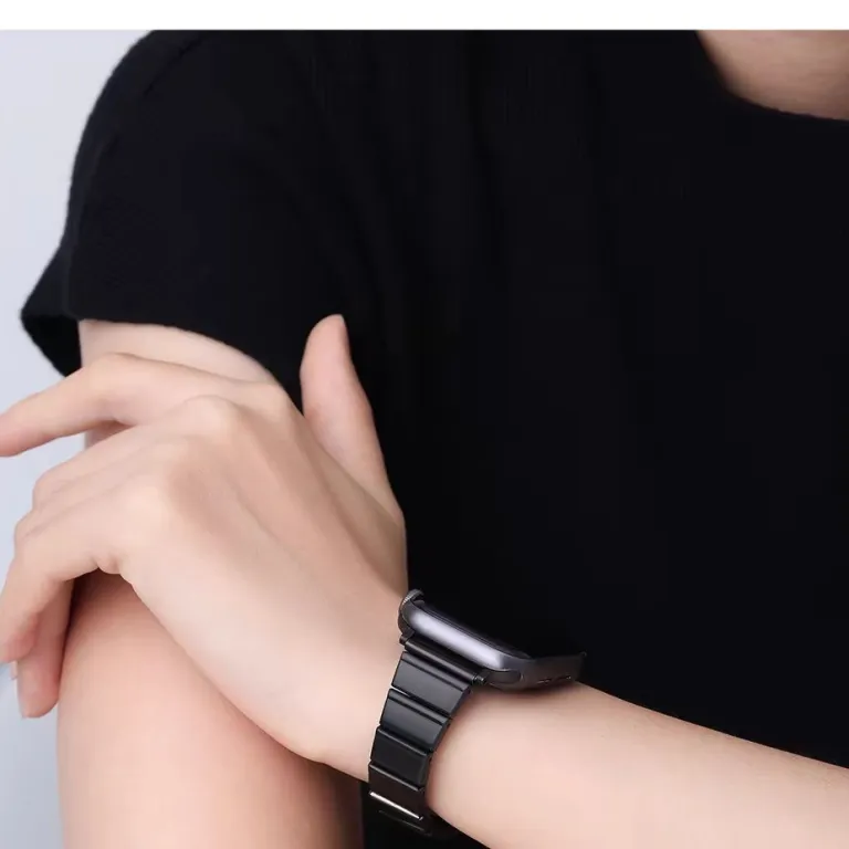 بند مناسب اپل واچ S10 بند iWatchS9 استیل ضدزنگ زنانه طرح کمر باریک s11 حس لوکس ورزشی تابستانی