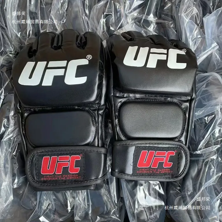 دستکش بوکس نیمهانگشتی برای مردان و زنان، مناسب تمرینات MMA، ساندا، UFC و کودکان، بزرگسالان، مخصوص کیسه بوکس