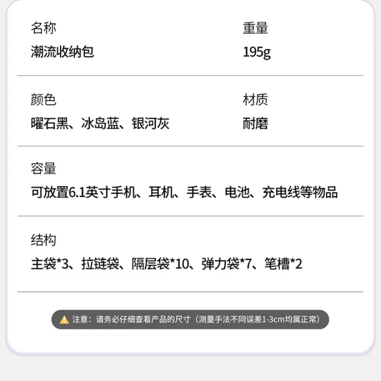 کیف دیجیتال جدید برون‌مرزی کیف آتشفشانی کیف مسافرتی قابل حمل کیف محافظ کابل داده ضدآب