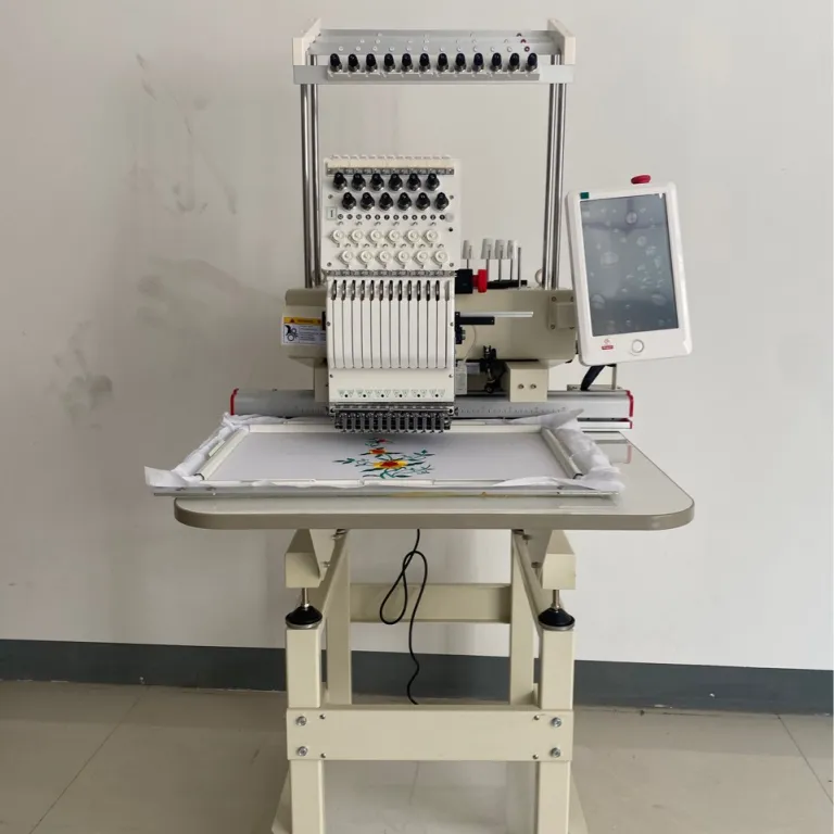 دستگاه گلدوزی تک‌سر جدید فروش مستقیم کارخانه، دستگاه گلدوزی کامپیوتری تک‌سر، دستگاه گلدوزی شخصی‌سازی پوشاک، گلدوزی کلاه