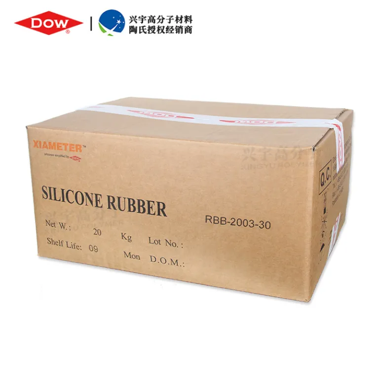 سری RBB-2003 مواد اولیه سیلیکون جامد شفافیت بالا کشش خوب لاستیک سیلیکونی فاز گاز سختی 30A80A سیلیکون