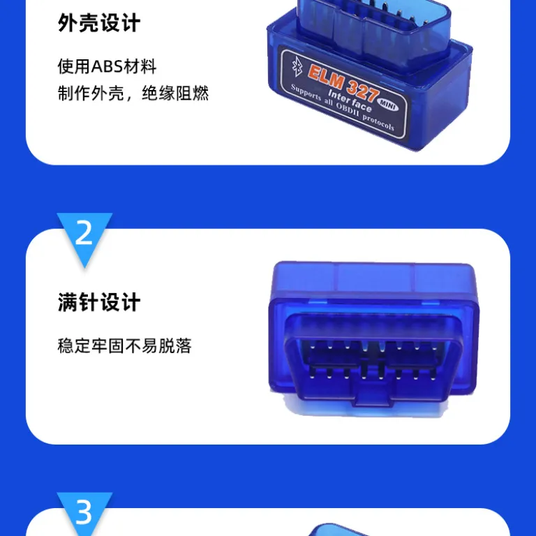 دستگاه عیبیاب خودرو ELM327 دومود 5.1 بلوتوث obd2 مینی v2.1 Bluetooth