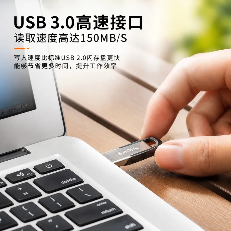 فلش مموری عمده سن‌دیسک CZ73 پرسرعت USB3.O ظرفیت بالا 32G64G128G مناسب خودرو و هدیه با قابلیت حکاکی