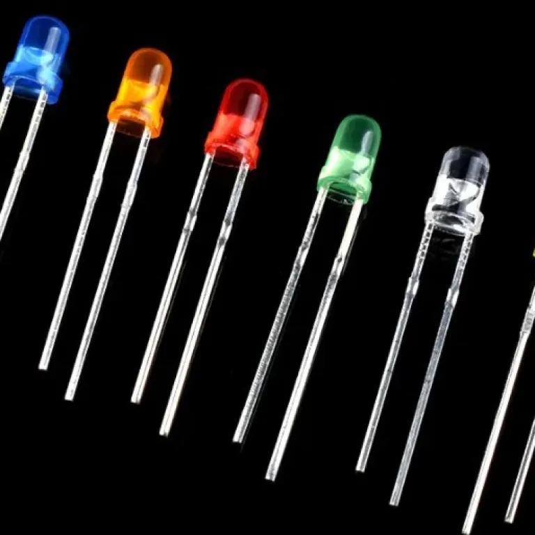 F3 LED نشانگر قرمز با پایه کوتاه F5 چراغ آبی سفید و آبی یخی با پایه بلند، سبز و زرد