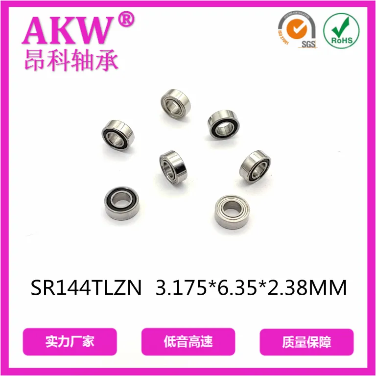 بلبرینگ سرامیکی هیبریدی با سرعت بالا برای هندپیس دندانپزشکی SR144Z  3.175*6.35*2.38mm