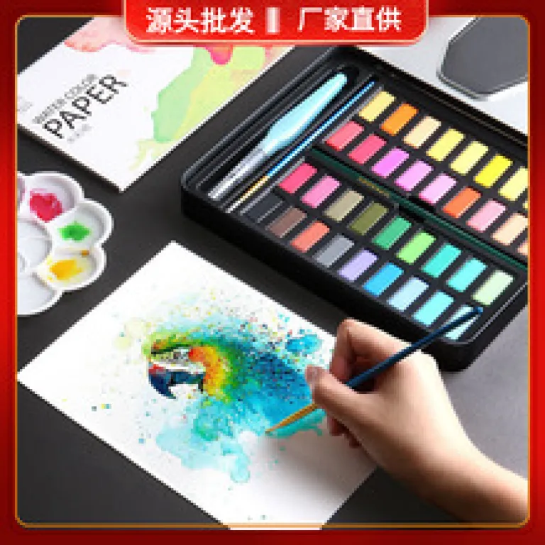 پالت رنگ مگریت عمده، پالت بزرگ شفاف بیضی شکل چوبی به همراه کاغذ پالت