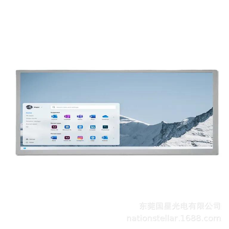 10.3 اینچ TM103XDGP01 ماژول TFT LCD با زاویه دید کامل و روشنایی بالا برای فضای باز با محدوده دمایی گسترده