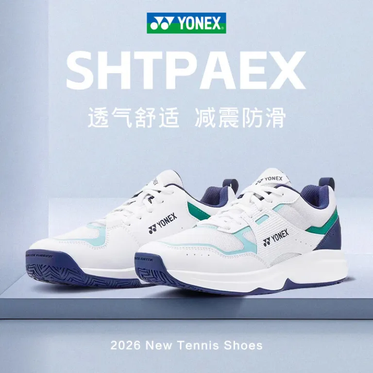 کفش تنیس یونکس YONEX مردانه و زنانه، مناسب تنیس و بدمینتون، با بالشتک راحت و ضربه‌گیر پاور کشن