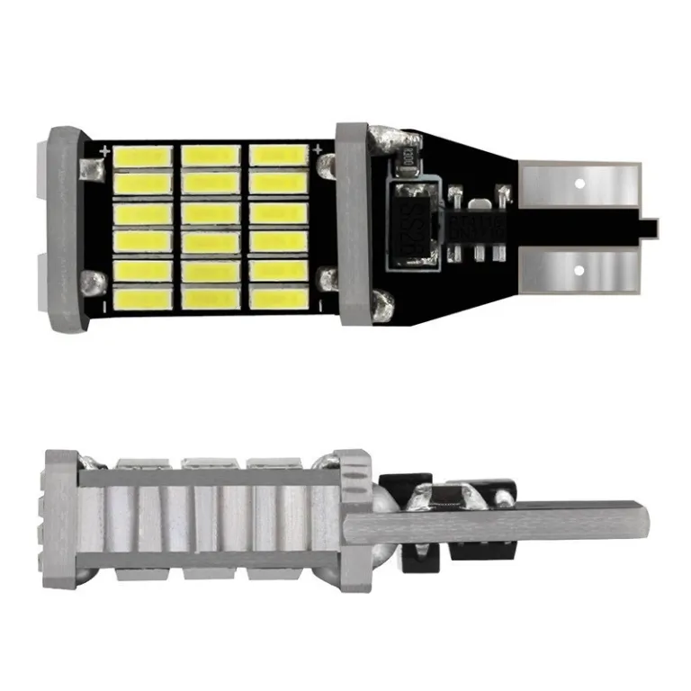 لامپ ال‌ای‌دی دنده عقب خودرو با رفع خطا T15-4014-45SMD لامپ راهنما لامپ ترمز لامپ چراغ عقب پرشدت