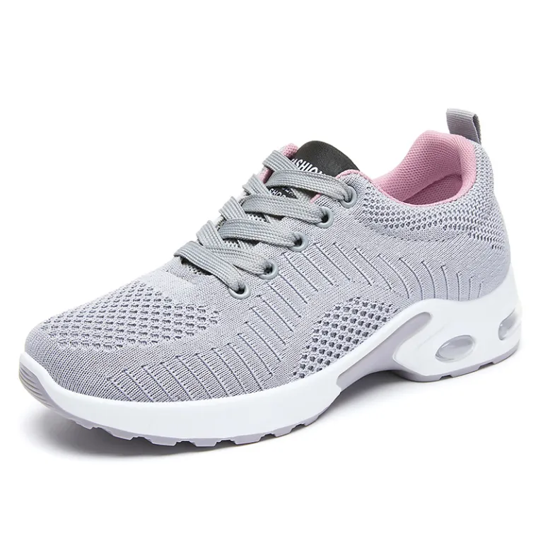 کفش ورزشی زنانه بهاره کراسبوردر سایز بزرگ زیره نرم کفش دویدن کفش هوا shoes کفش توری راحتی
