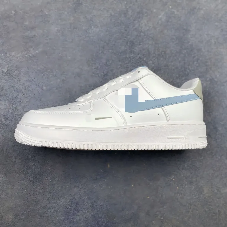 AF1‘07 کفش کتانی ساق کوتاه / کفش راحتی، دوخت لبه‌دار با جعبه اصلی و کفی هوا کامل