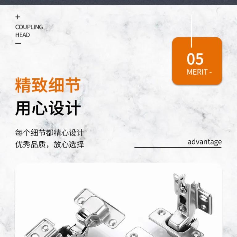 35 لولای ثابت کابینت و کمد با کاسه ضخیم، بدون دمپر هیدرولیک، از فولاد نورد سرد، مناسب مبلمان و صادرات