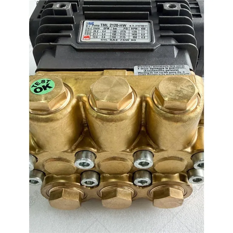 پمپ پیستونی فشار قوی وارداتی ایتالیا BERTOLINI برتولینی TML2120 پمپ آب گرم با دبی بالا