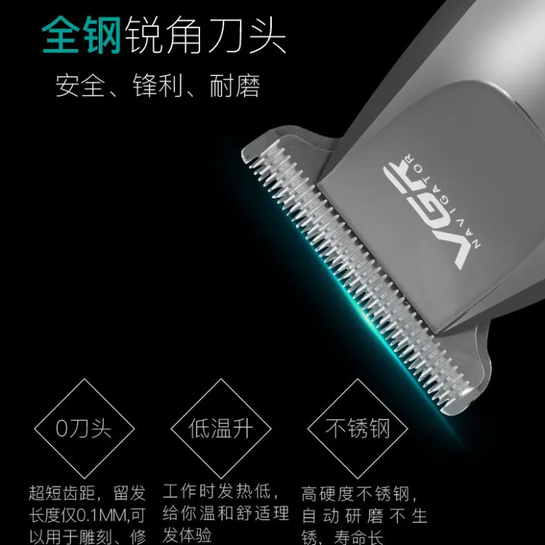 VGR V-030 ماشین اصلاح موی شارژی USB مخصوص مدل موی پومپادور، مناسب صادرات و اصلاح سر