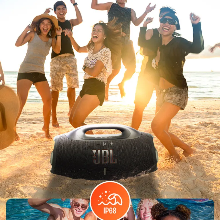 اسپیکر بی‌سیم قابل حمل ضدآب و ضدگرد و غبار JBL BOOMBOX4 نسل جدید Music God of War 4