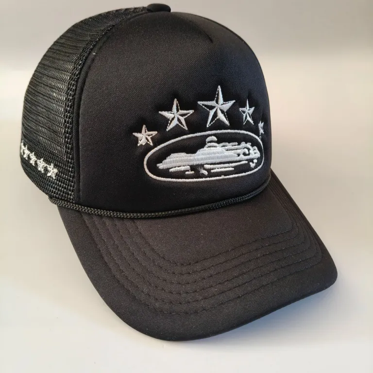 کلاه کامیون‌دار آمریکایی Corteiz 5 Starz Alcatraz Trucker 2023 مدل جدید