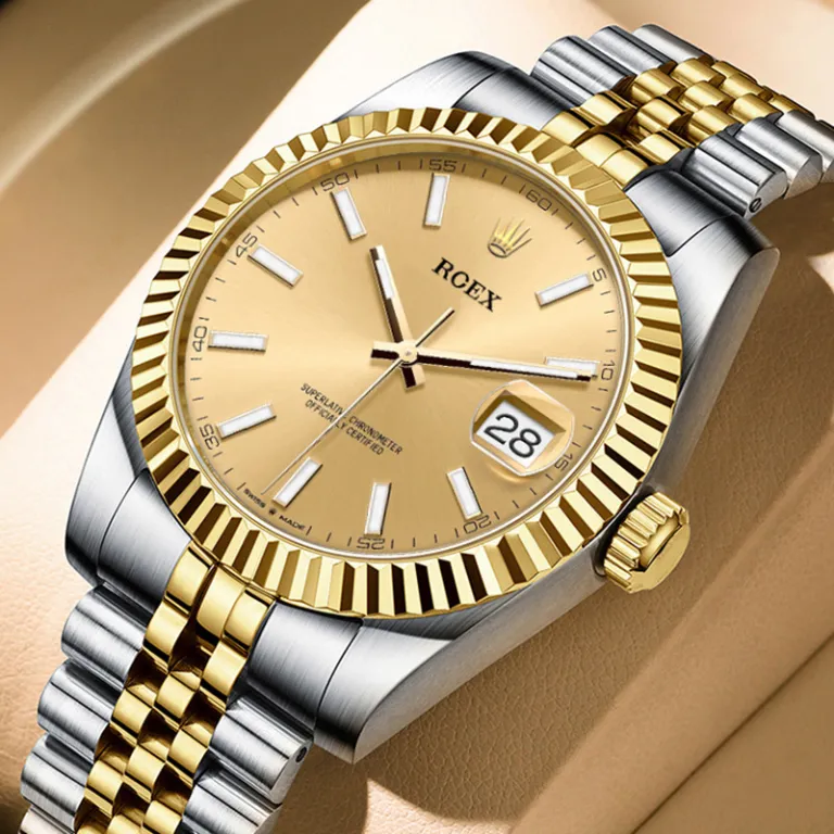 ساعت مردانه اتوماتیک رولکس طرح Datejust بند استیل ضدآب کلاسیک مجلسی