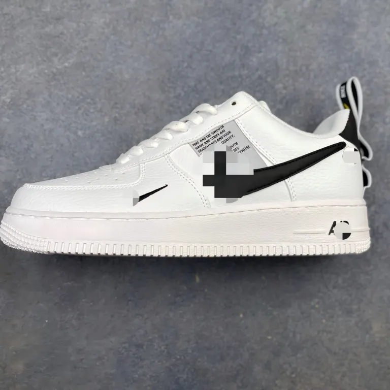 AF1‘07 کفش کتانی ساق کوتاه / کفش راحتی، دوخت لبه‌دار با جعبه اصلی و کفی هوا کامل