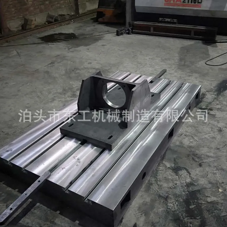 ساخت سفارشی کارخانه، میز کار CNC با ارتفاع و عرض افزایش‌یافته، میز کمکی، میز کار بلند برای مرکز ماشینکاری
