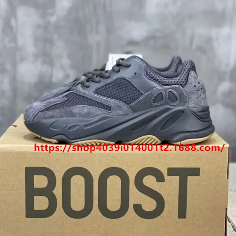 کفش اصل پوتیان یزی originalsboost700v2 مردانه و زنانه 700v3 کفش پدری ساق کوتاه مشکی