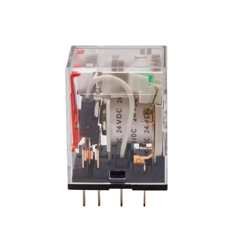 رله میانی اورجینال امرون MY2N-GS 24VDC MY2N-GS 12VDC کوچک 8 پایه 14 پایه 5A منفی