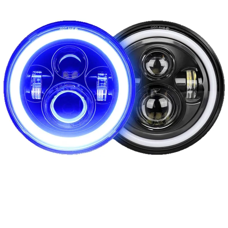 چراغ جلو 7 اینچی جیپ رانگلر، چراغ LED پرقدرت خودرو و موتورسیکلت، مناسب آفرود و تغییر ظاهر