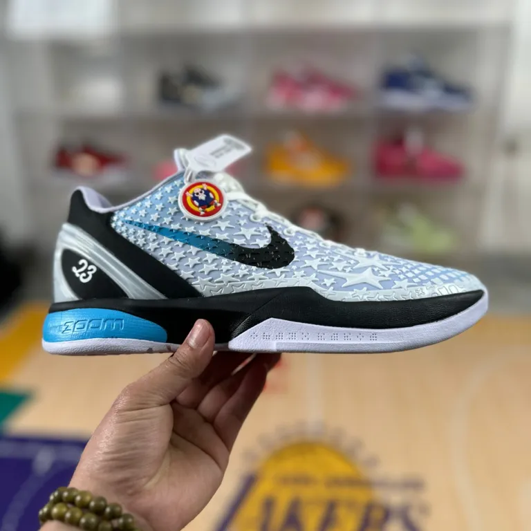 کفش بسکتبال کوبی 6 نسخه اورجینال پوتیان Kobe6 مدل گرین هورنت با صفحه کربنی، مناسب مسابقه و تمرین مردانه و زنانه