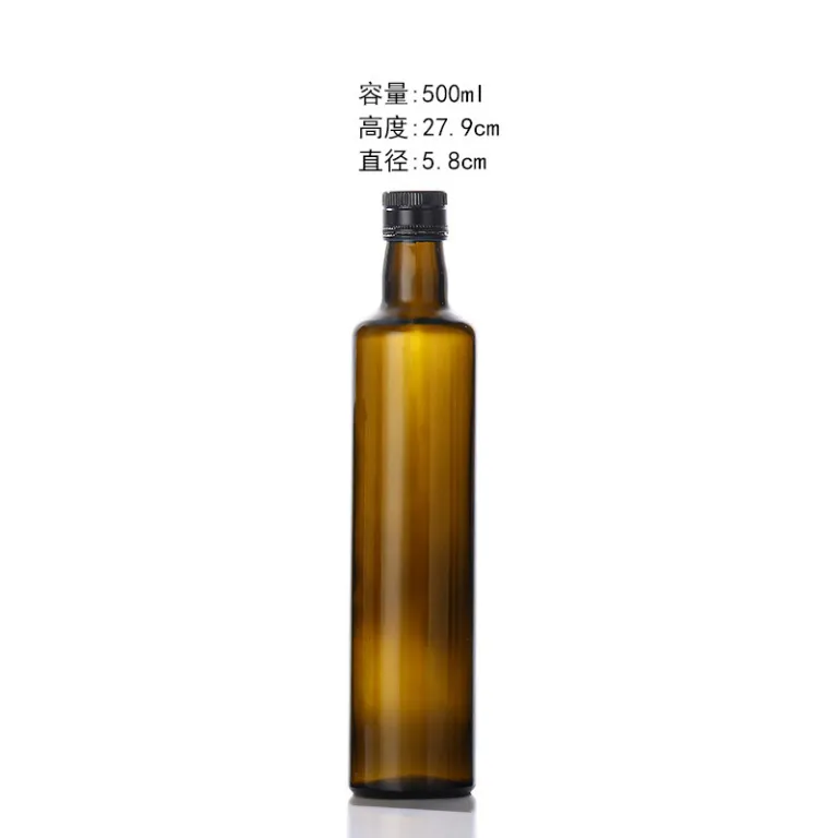 بطری شیشه‌ای خالی روغن زیتون، بطری روغن کاملیا، روغن فلفل سیچوان، روغن گردو، روغن کنجد خانگی و آشپزخانه تجاری