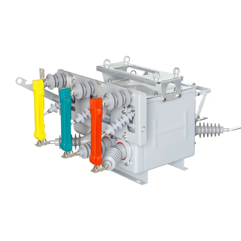 10KV کلید قطع‌کننده خلأ فضای باز ZW20-12-630A/20KA مکانیزم عملیات دستی کلید FTU نصب روی پایه