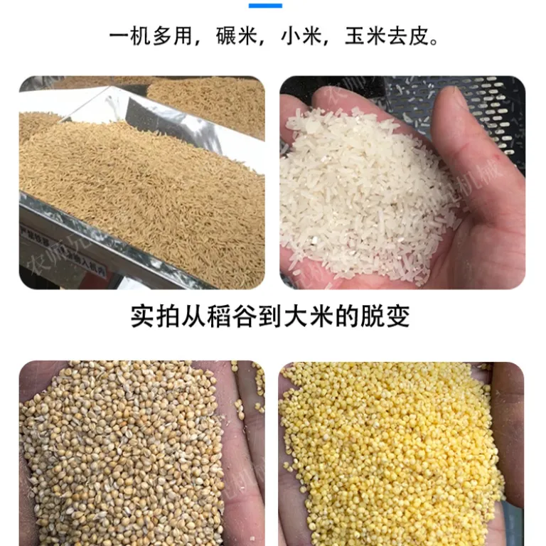 دستگاه برنج‌کوب استیل ضدزنگ دستگاه جداکننده برنج خرد و شن ریز دستگاه پوست‌کن چندکاره ارزن دستگاه پوست‌کن ارزن دستگاه برنج‌کوب شلتوک