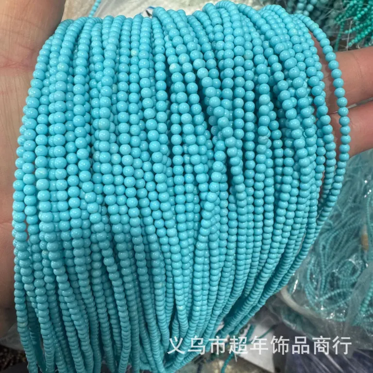 2mm3mm4mm مهره‌های گرد کوچک سنگ طبیعی، لوازم جانبی زیورآلات، آمیتیست، آونتورین سبز، تورمالین، مهره‌های DIY عمده