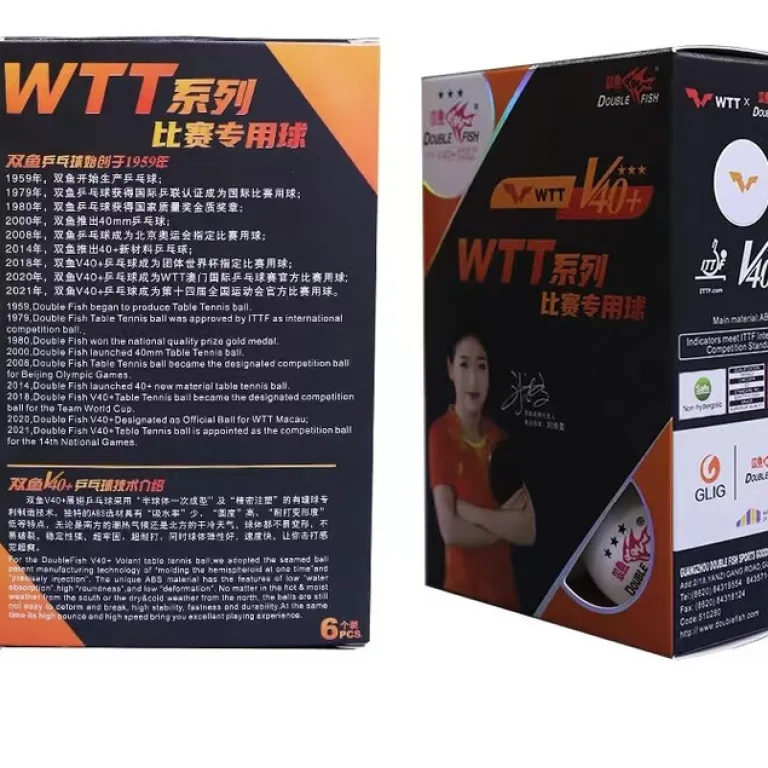 توپ تنیس روی میز سه‌ستاره شوانگیو WTT پاریس با مواد جدید 40