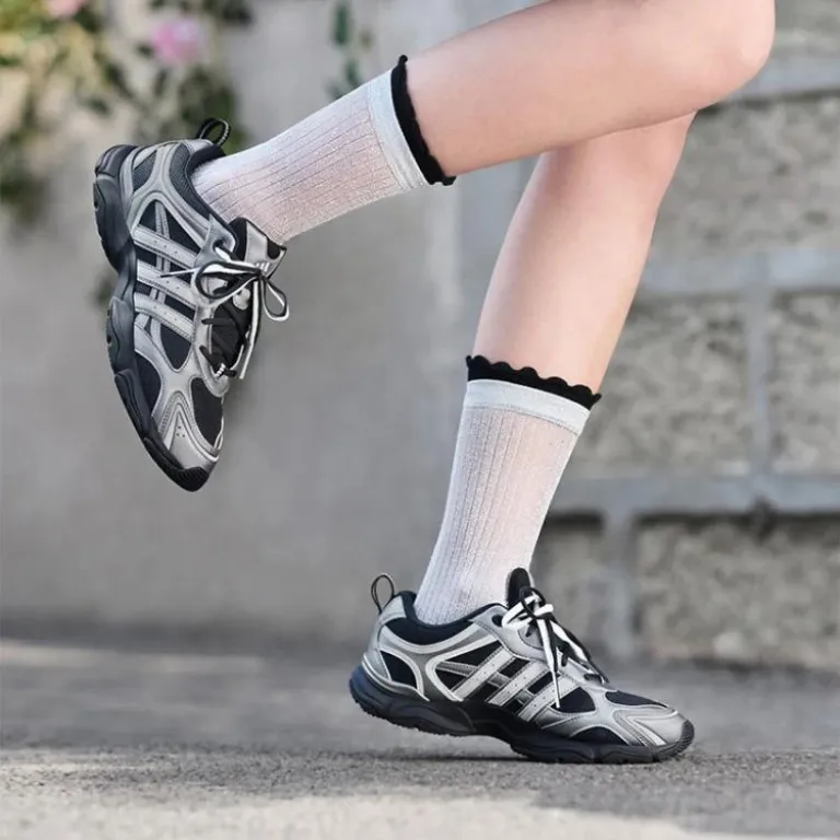 کفش ورزشی adidas مدل یو وو مخصوص رقص، 26، محصول جدید پاییز، کفش اسپرت سبک با بند دوتایی، کفش کتانی پدری مکانیکی