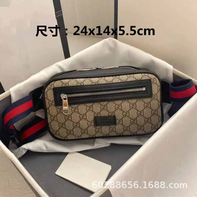 عرضه مستقیم کراس‌بوردر 2025 مدل جدید کیف مردانه m lv مشکی بلک‌واریر کیف کمری کیف سینه چرم طبیعی کیف دوشی کج شیک کیف تک‌دوش