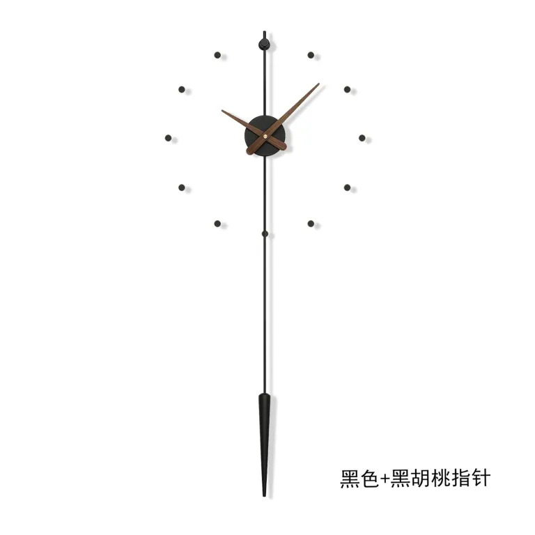 ساعت دیواری تمام مسی لوکس و باابهت برای پذیرایی، دکوراتیو مدرن مینیمال مناسب صادرات و پروژه‌های دکوراسیون داخلی
