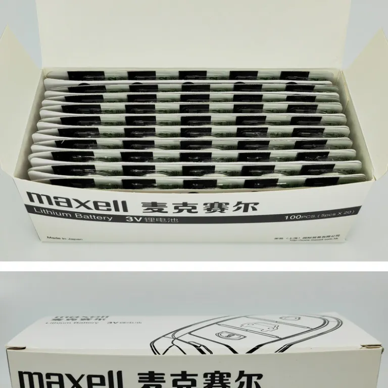 باتری دکمه‌ای لیتیومی مکس‌ول maxell CR2032 2025 2016 برای کلید خودرو عمده