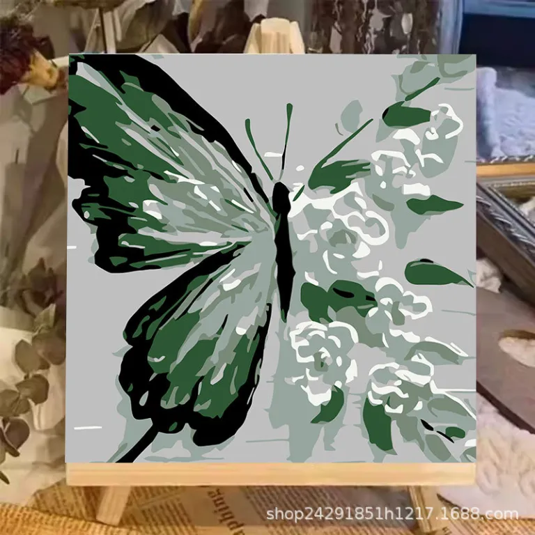 نقاشی رنگ‌روغن دیجیتال گل DIY رنگ‌آمیزی نقاشی دستی کودکانه نقاشی دستی پر کردن منظره لاله نقاشی رنگ‌روغن دیجیتال عمده