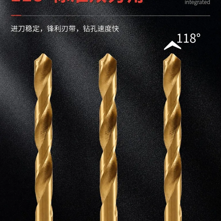 مته مارپیچ فولاد تندبر با روکش تیتانیوم، ساق راست، مجموعه 1-13mm در جعبه فلزی 4241