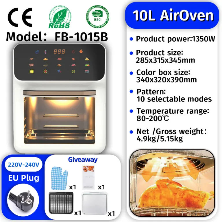 2026 سرخ‌کن بدون روغن مدل جدید خانگی، دستگاه چندکاره سرخ‌کن و فر airfryer سفارشی 6 لیتر