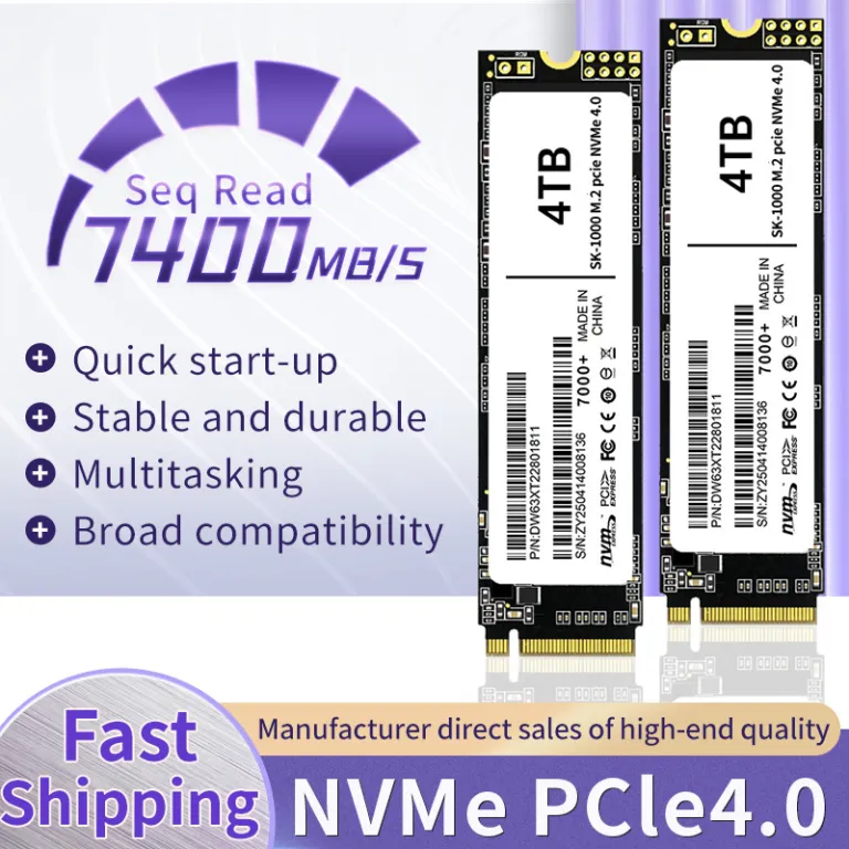 انگلیسی 7000+NVMe4.0 حافظه جامد 2280512g لپ‌تاپ 2tPCIe پروتکل SSD 1t