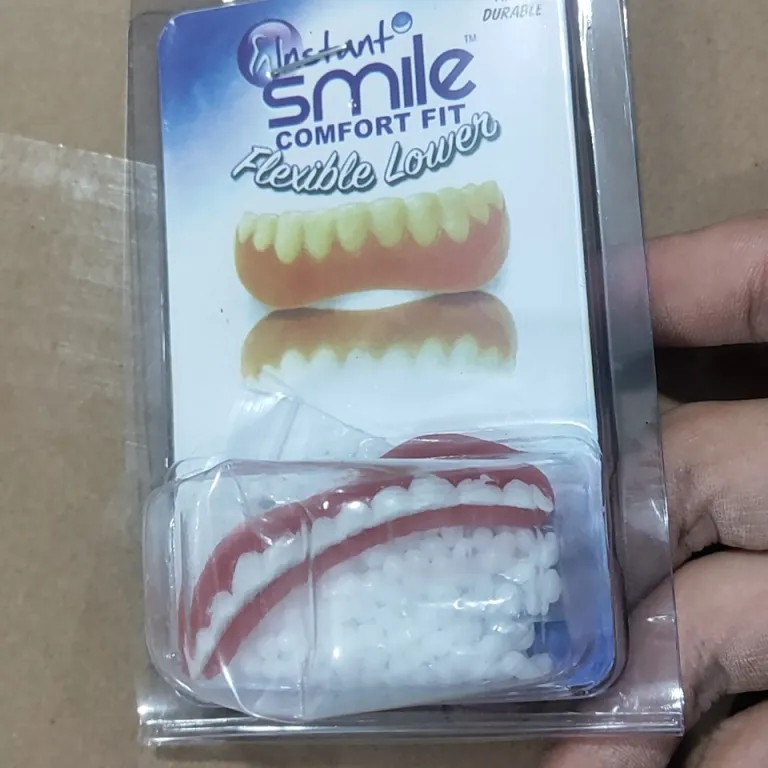 برچسب دندان مصنوعی instant smile نسل چهارم، قالب سیلیکونی شبیهسازیشده، روکش لبخند