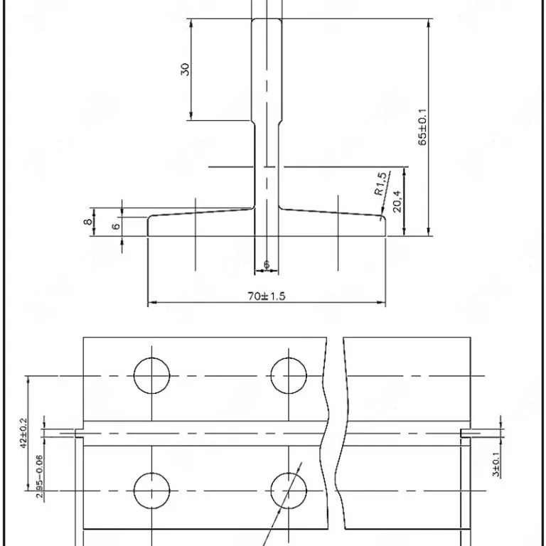 ریل آسانسور T شکل، ریل توپر و ریل توخالی T70/T75/T78/T89/T90/T114 ریل آسانسور